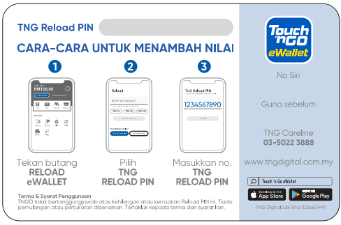 Reload pin touch n go