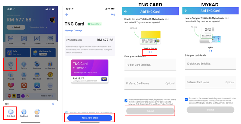 How to check tng card balance